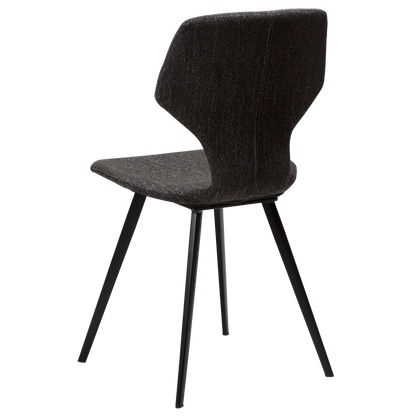 Stuhl Sabal Tiefschwarz (2er-Set)