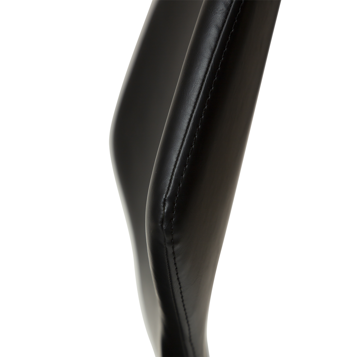 Stuhl Sabal Kunstleder Vintage Schwarz / schwarz (2er-Set)