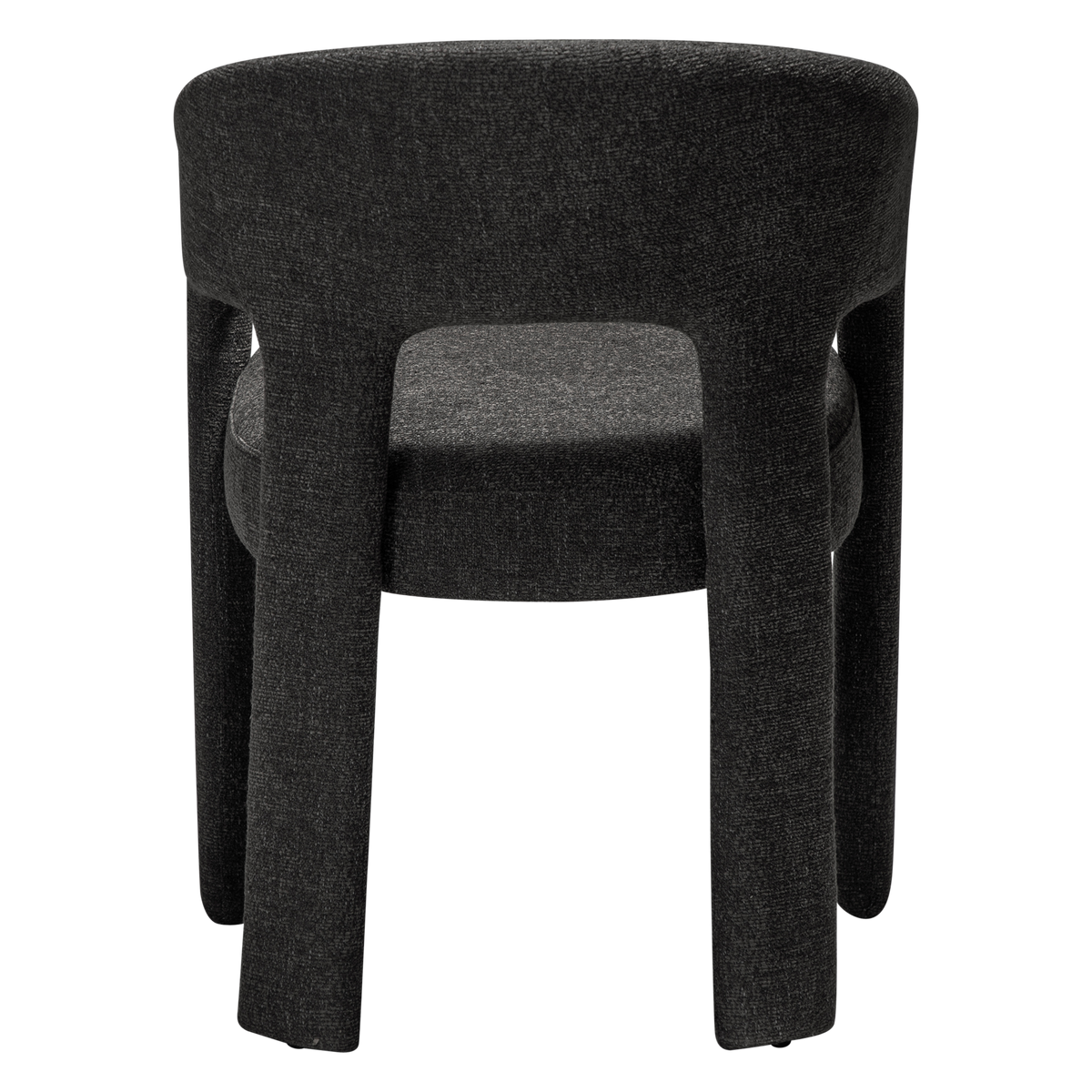 Armlehnstuhl Sugi Tiefschwarz (2er-Set)