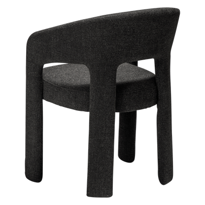 Armlehnstuhl Sugi Tiefschwarz (2er-Set)