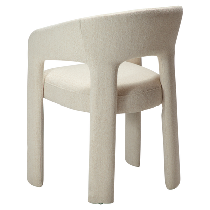 Armlehnstuhl Sugi Creme (2er-Set)
