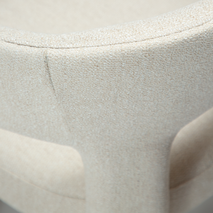 Armlehnstuhl Sugi Creme (2er-Set)