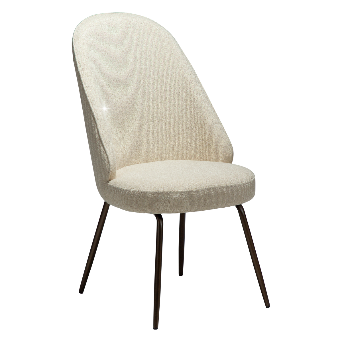 Stuhl Ulmus Mandelbeige schimmernd (2er-Set)