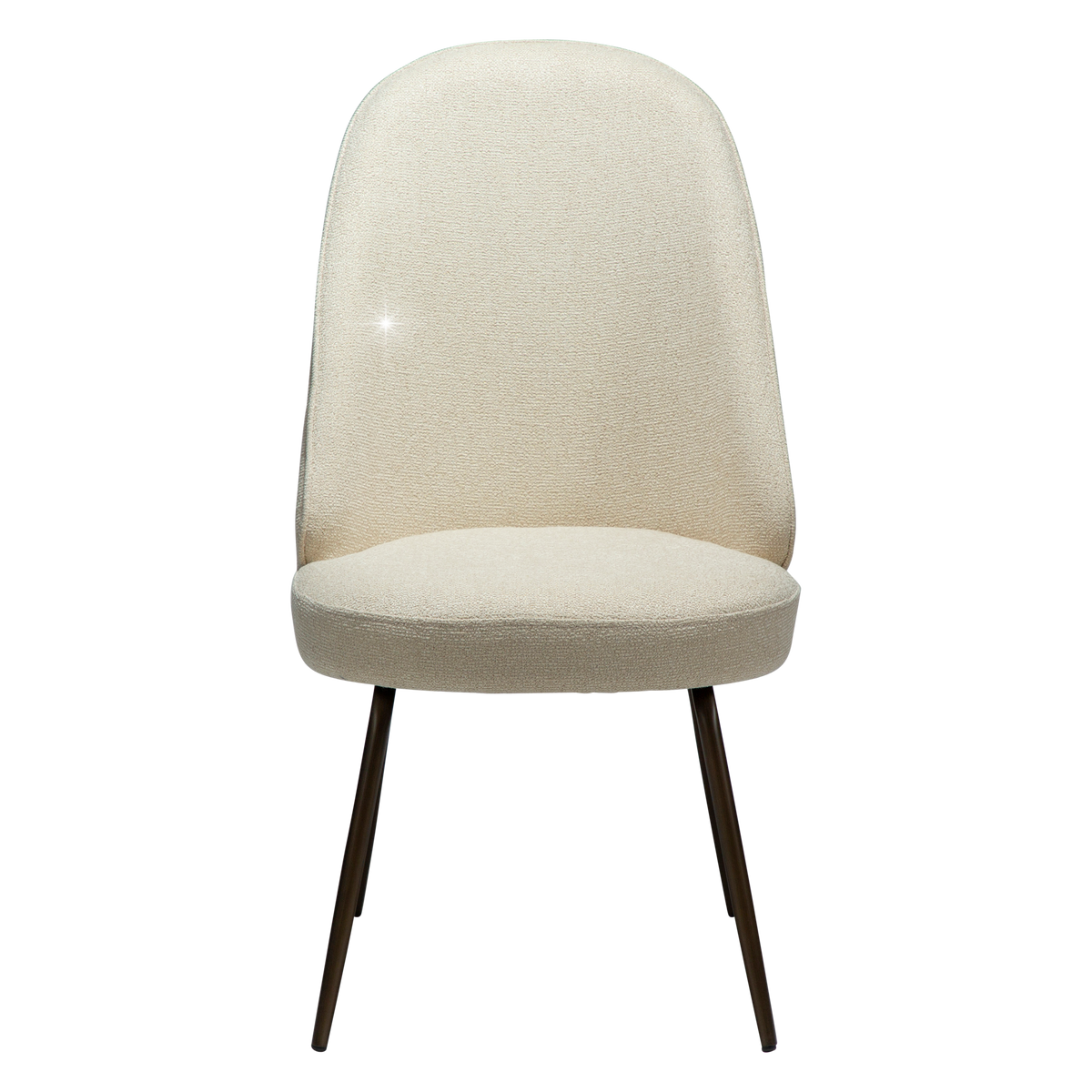 Stuhl Ulmus Mandelbeige schimmernd (2er-Set)