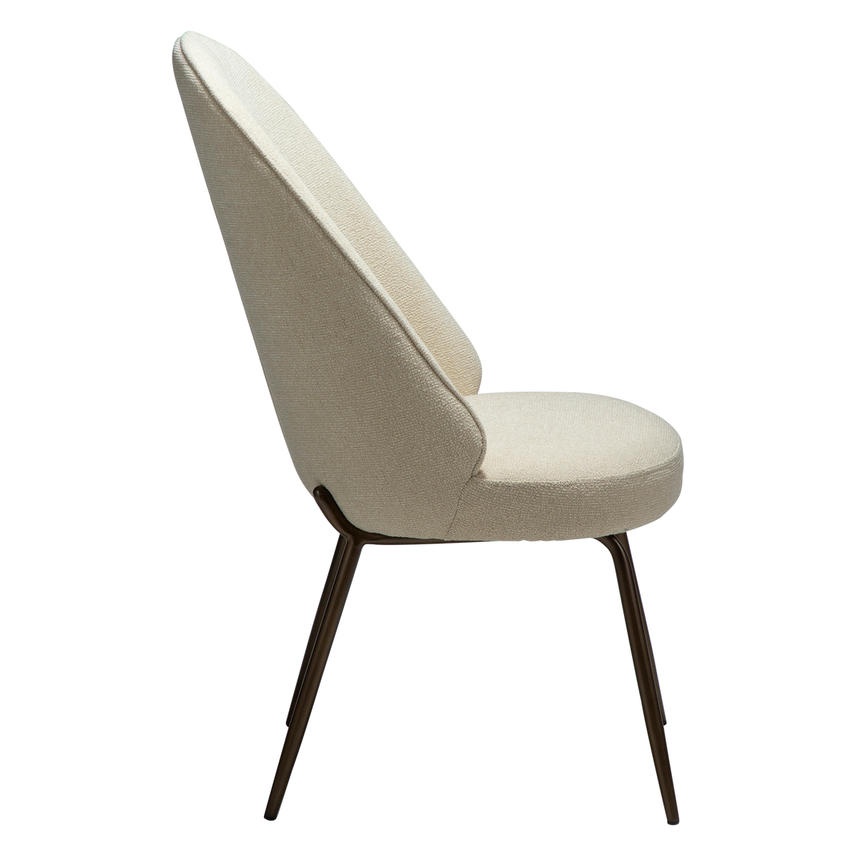 Stuhl Ulmus Mandelbeige schimmernd (2er-Set)