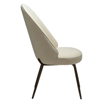 Stuhl Ulmus Mandelbeige schimmernd (2er-Set)