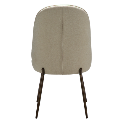 Stuhl Ulmus Mandelbeige schimmernd (2er-Set)