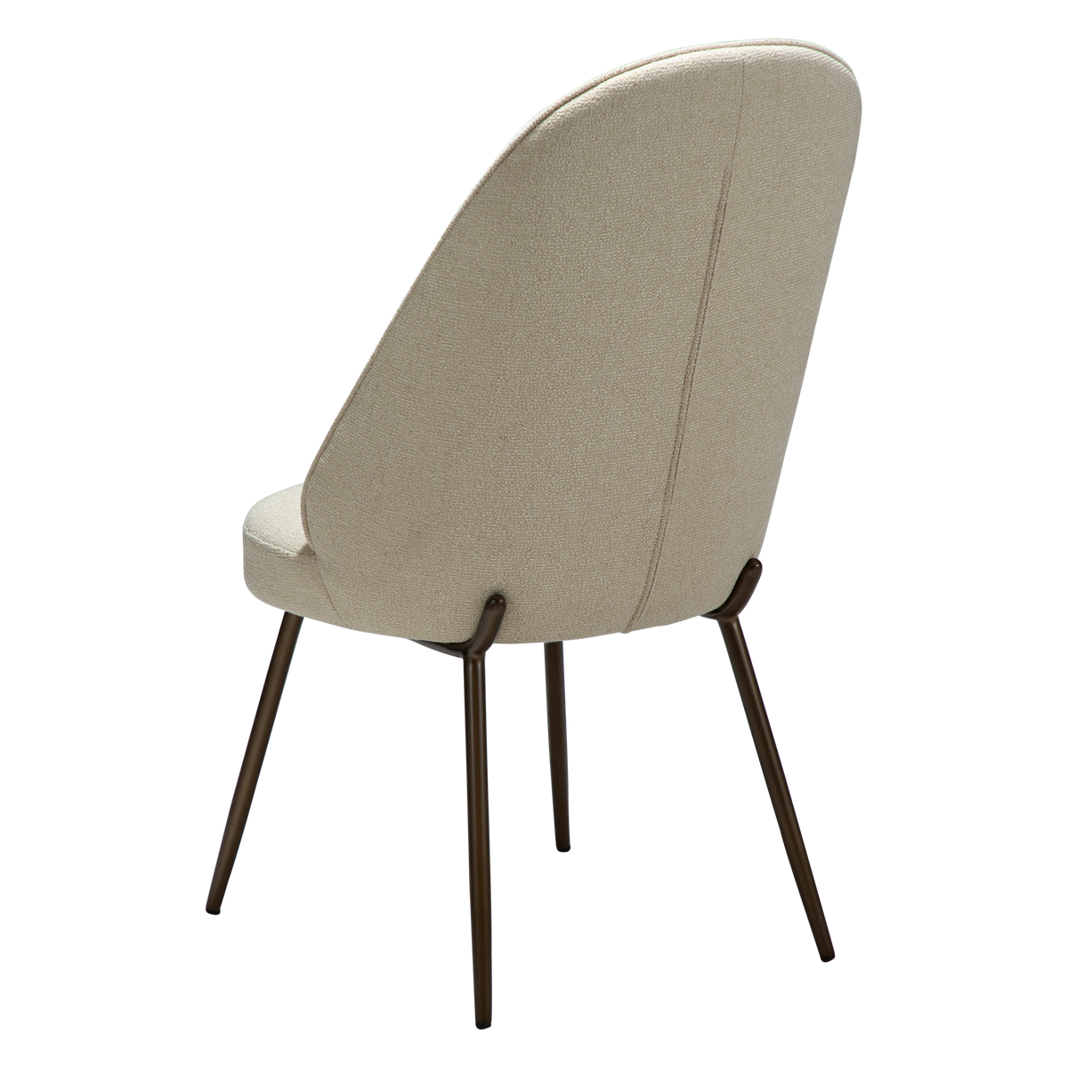 Stuhl Ulmus Mandelbeige schimmernd (2er-Set)