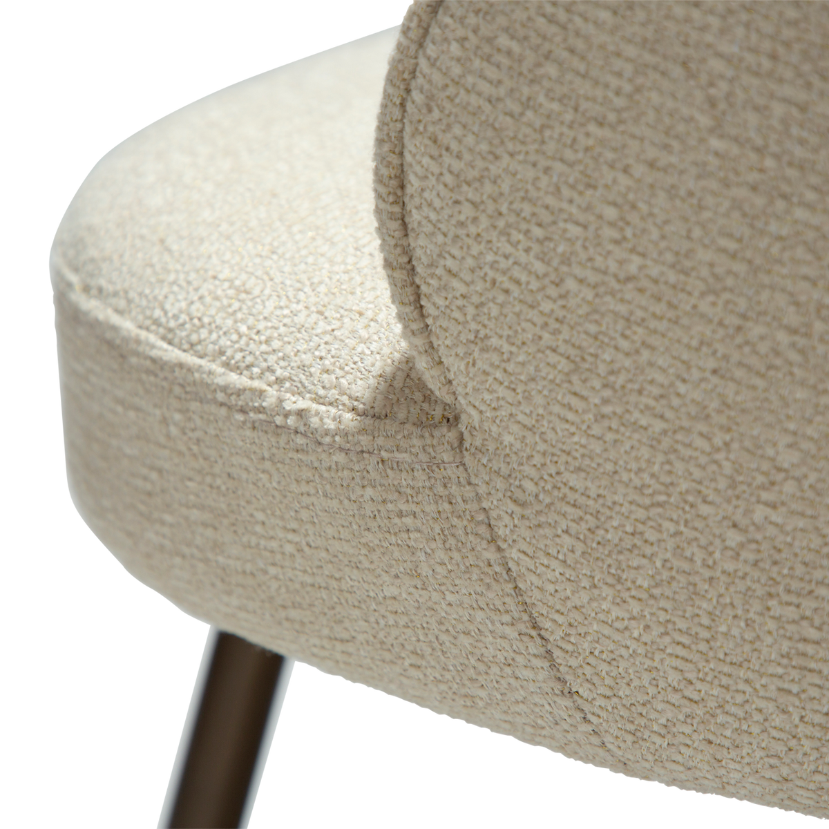 Stuhl Ulmus Mandelbeige schimmernd (2er-Set)