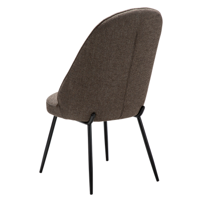 Stuhl Ulmus Mokkabraun (2er-Set)