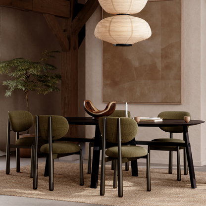 Stuhl Wenge Creme (2er-Set)