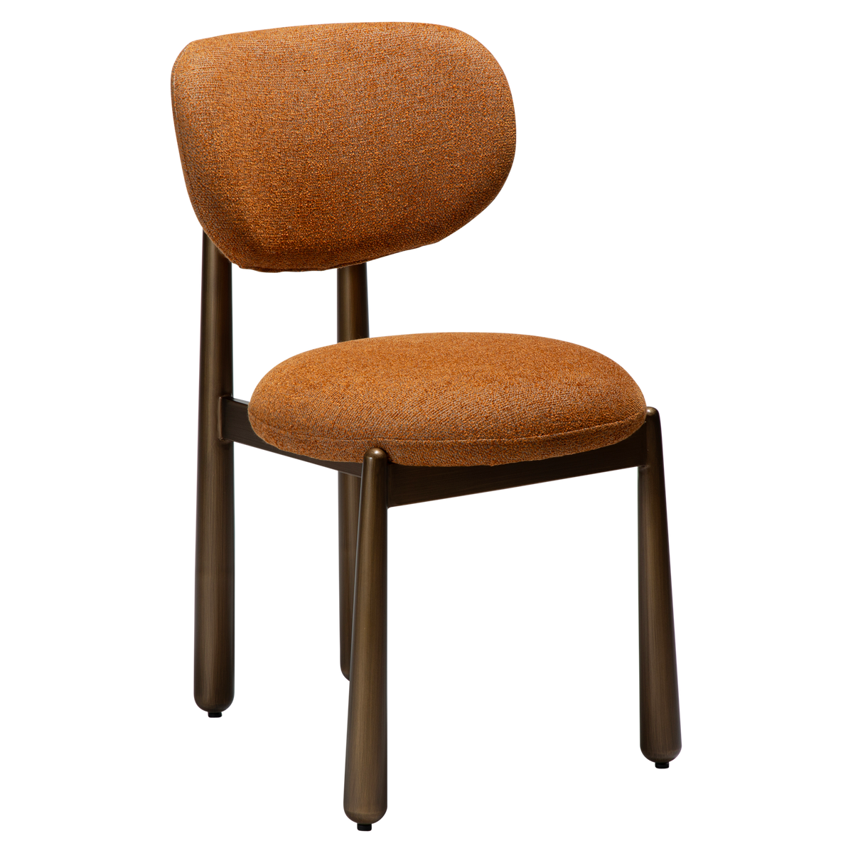 Stuhl Wenge Rostorange (2er-Set)