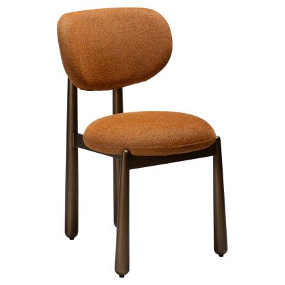 Stuhl Wenge Rostorange (2er-Set)