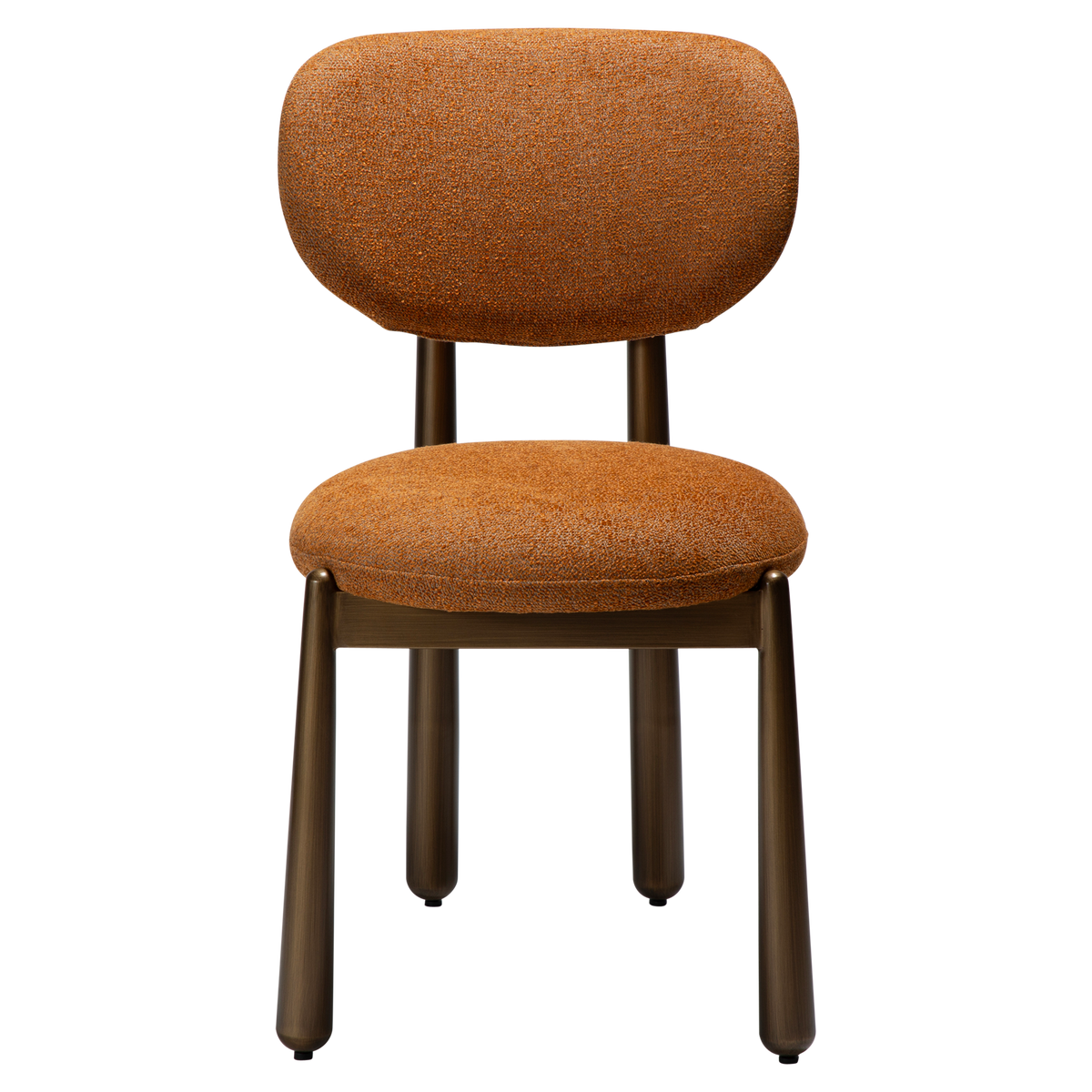Stuhl Wenge Rostorange (2er-Set)