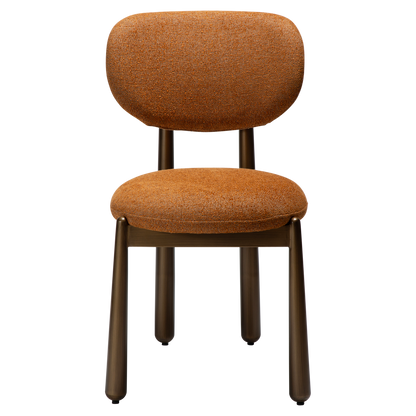 Stuhl Wenge Rostorange (2er-Set)