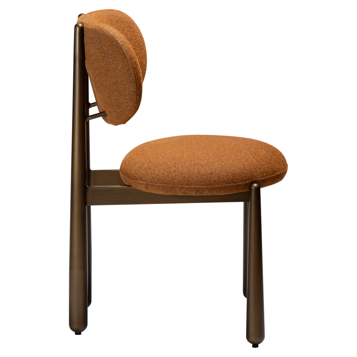 Stuhl Wenge Rostorange (2er-Set)