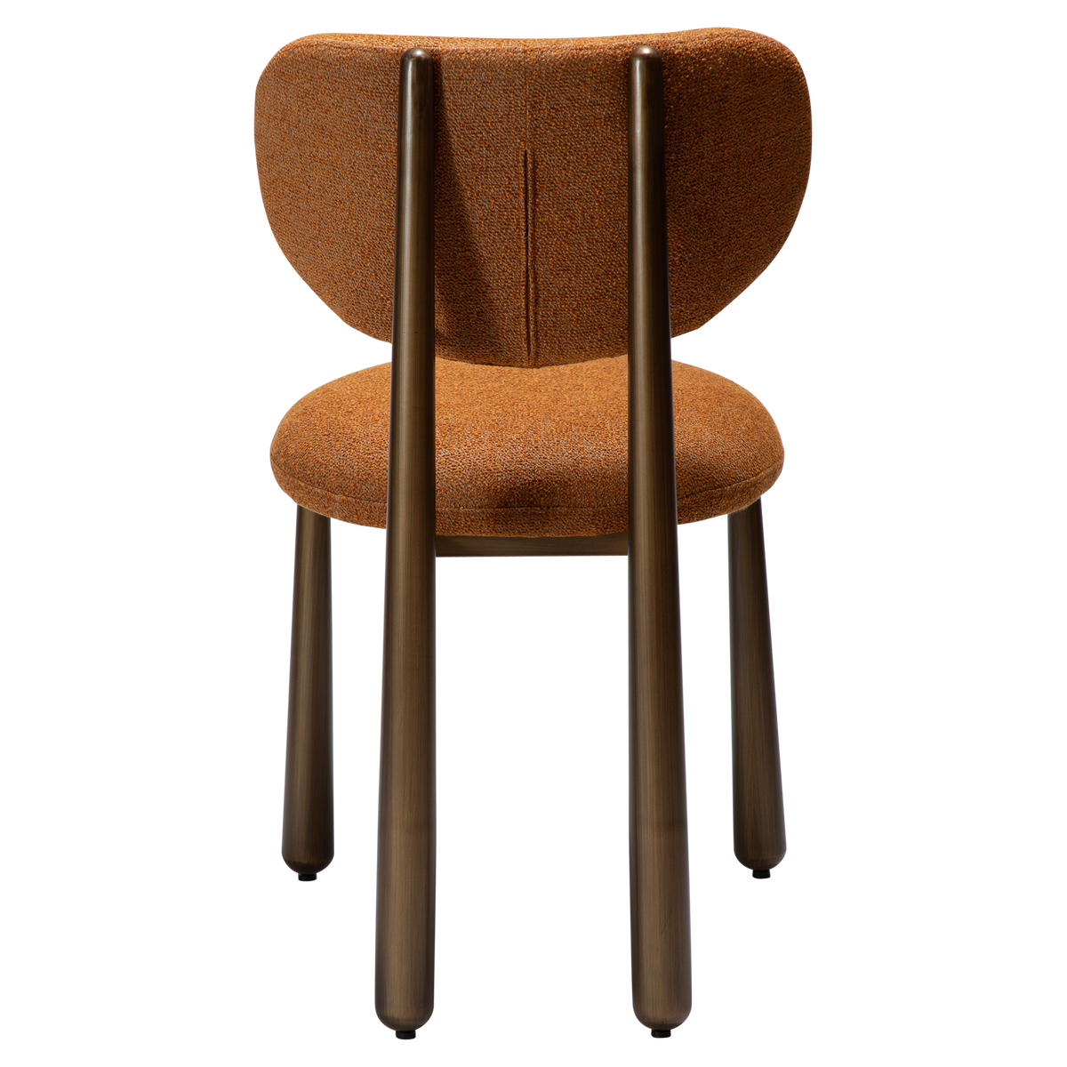 Stuhl Wenge Rostorange (2er-Set)