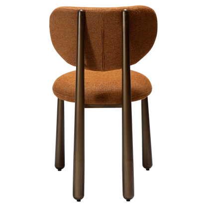 Stuhl Wenge Rostorange (2er-Set)