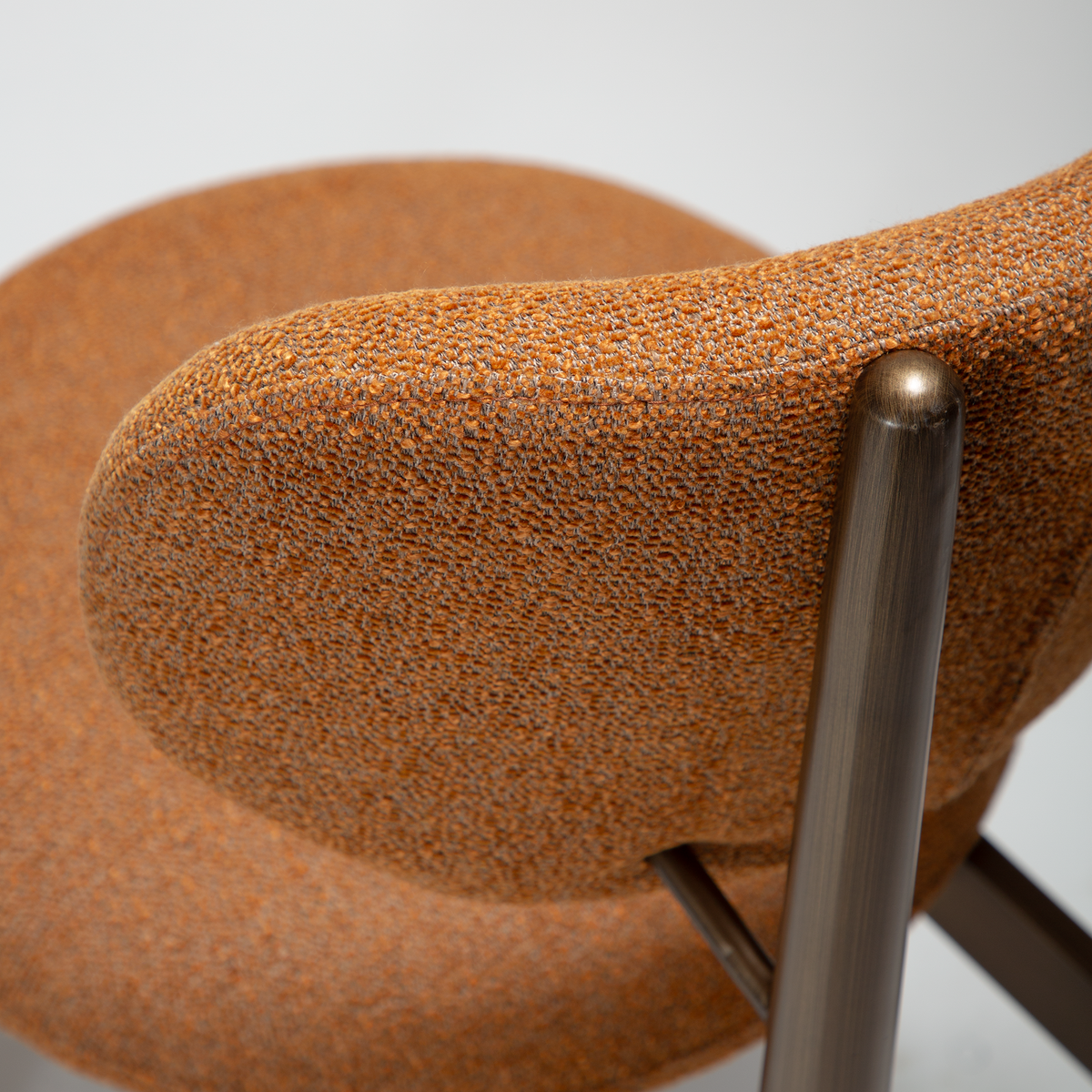 Stuhl Wenge Rostorange (2er-Set)