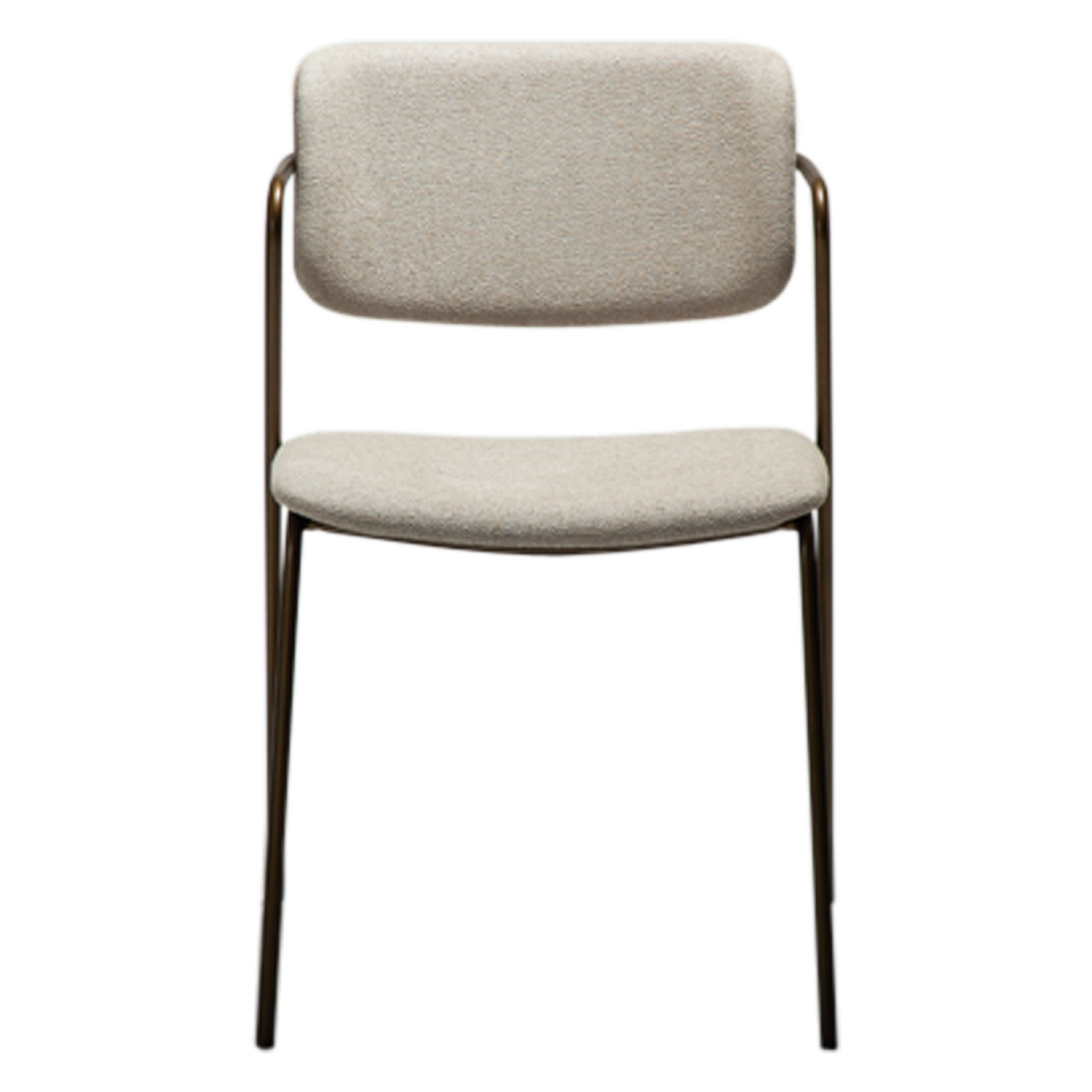 Stuhl Zygia Kaschmir / Messing (2er-Set)