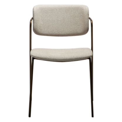 Stuhl Zygia Kaschmir / Messing (2er-Set)