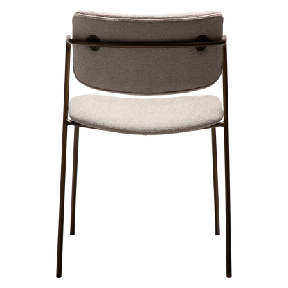 Stuhl Zygia Kaschmir / Messing (2er-Set)