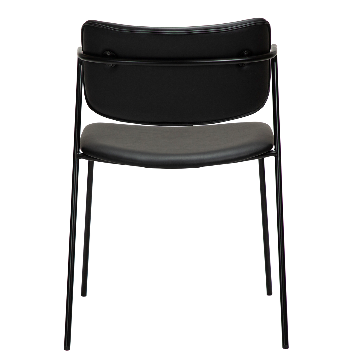 Stuhl Zygia Kunstleder Vintage Schwarz (2er-Set)