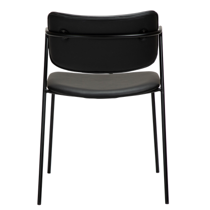 Stuhl Zygia Kunstleder Vintage Schwarz (2er-Set)