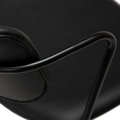 Stuhl Zygia Kunstleder Vintage Schwarz (2er-Set)