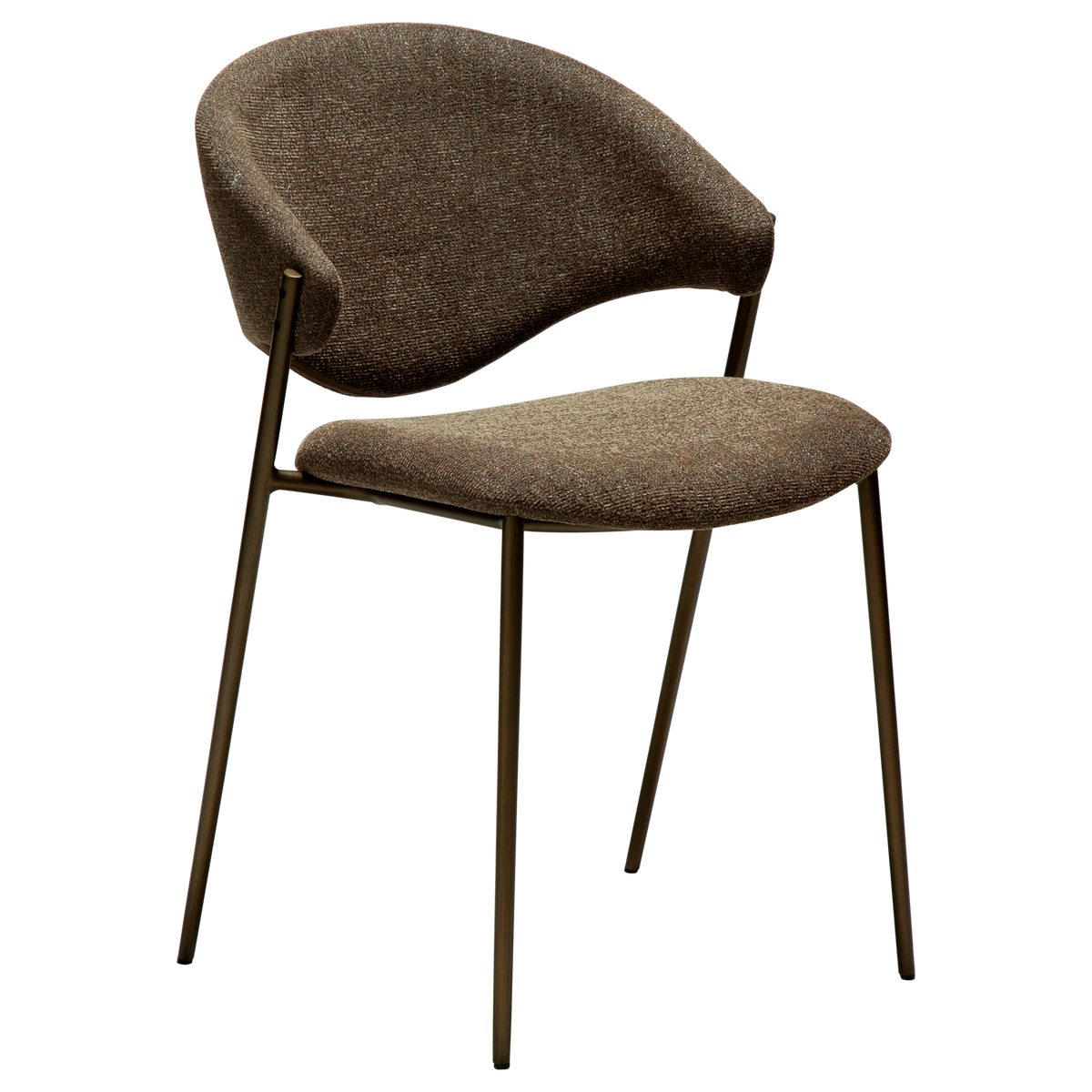 Stuhl Zamia Dunkeloliv (2er-Set)