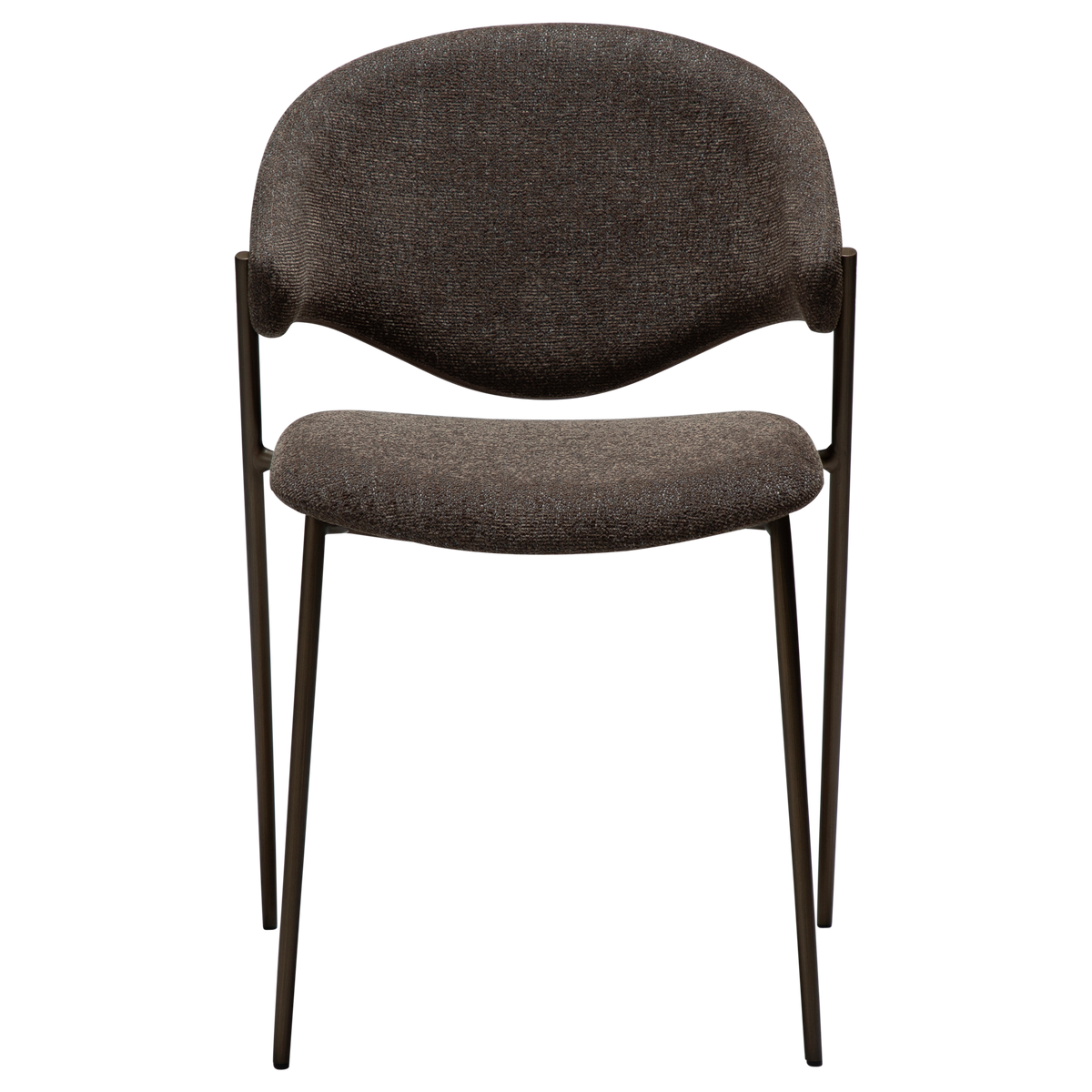 Stuhl Zamia Mokkabraun (2er-Set)