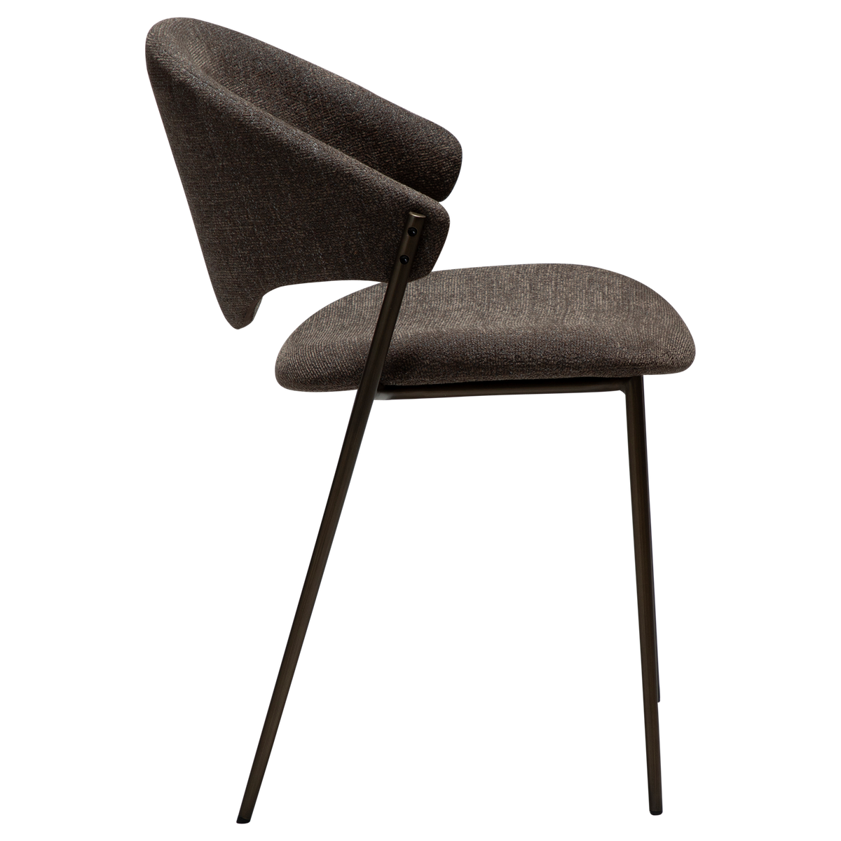 Stuhl Zamia Mokkabraun (2er-Set)