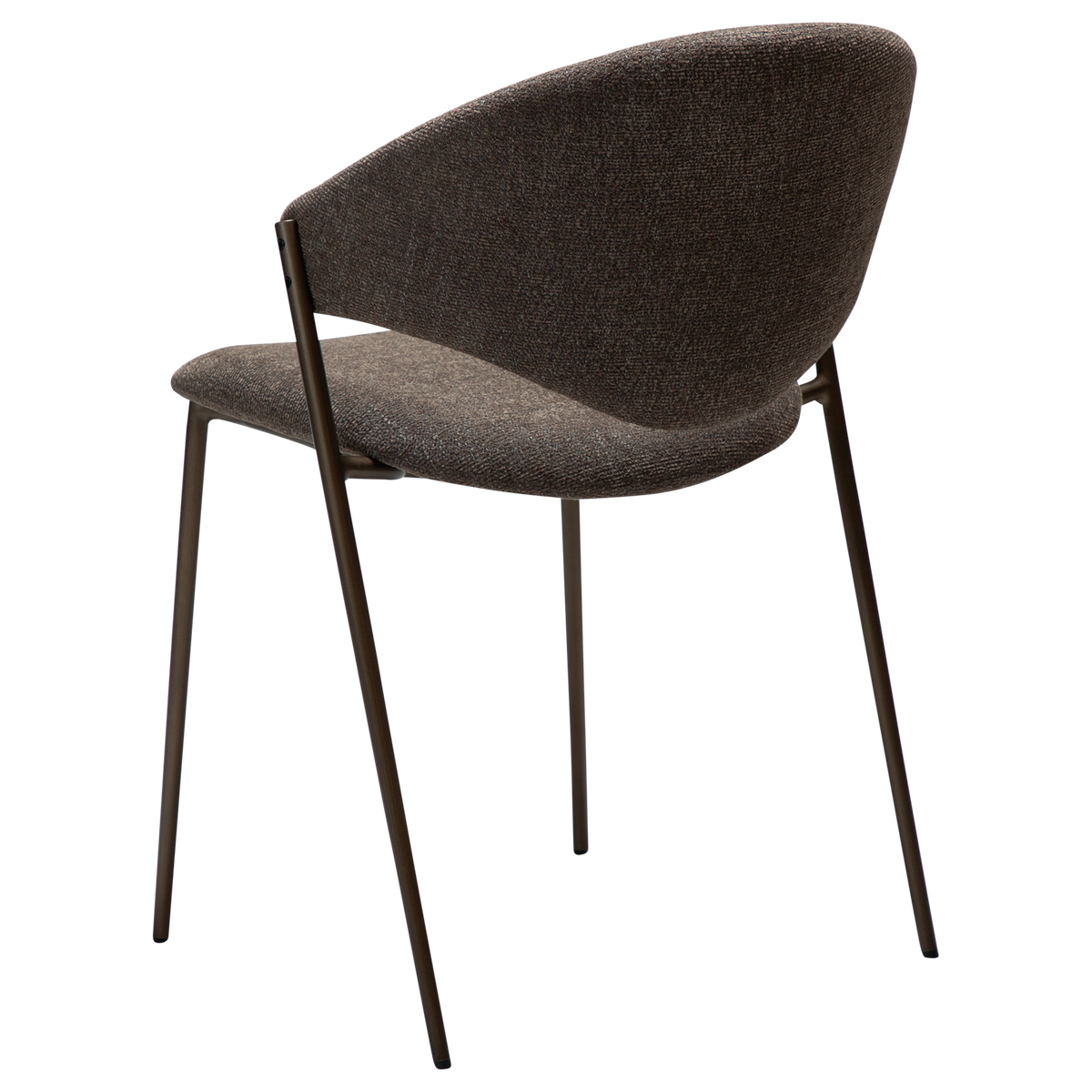 Stuhl Zamia Mokkabraun (2er-Set)