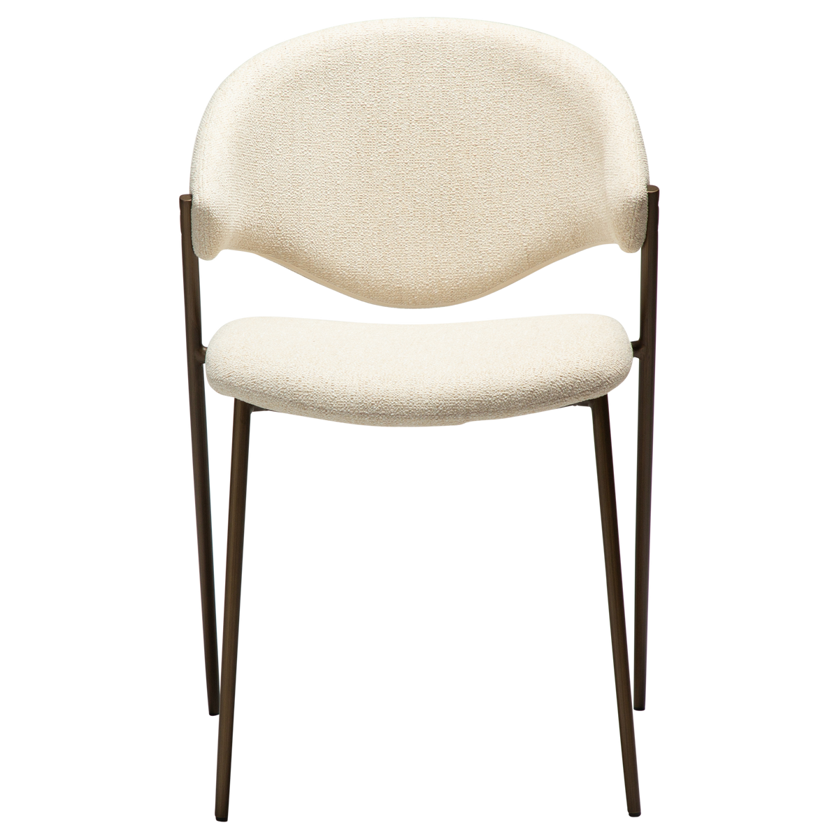 Stuhl Zamia Creme / Zinn (2er-Set)