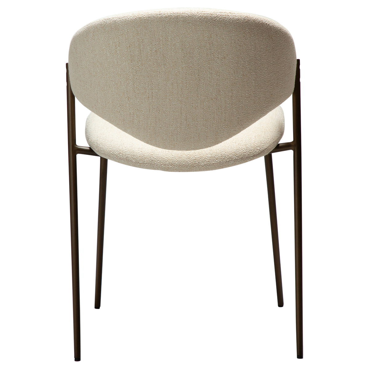 Stuhl Zamia Creme / Zinn (2er-Set)