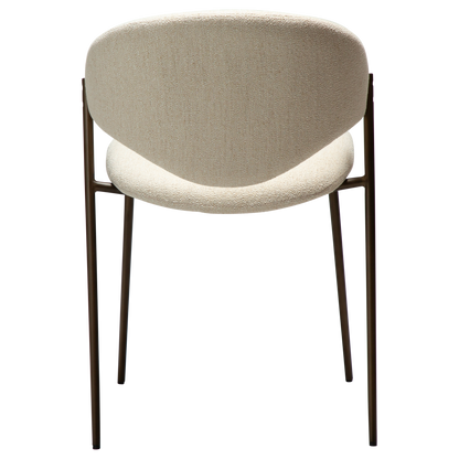 Stuhl Zamia Creme / Zinn (2er-Set)