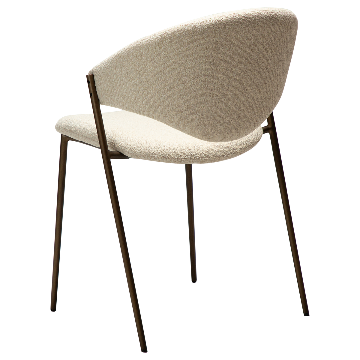 Stuhl Zamia Creme / Zinn (2er-Set)