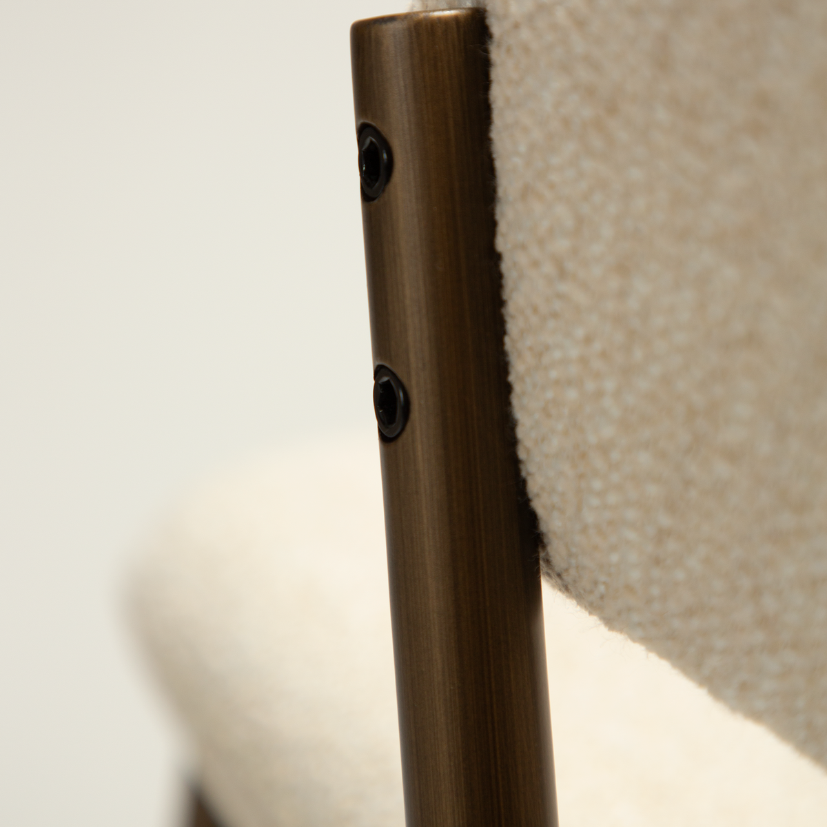 Stuhl Zamia Creme / Zinn (2er-Set)